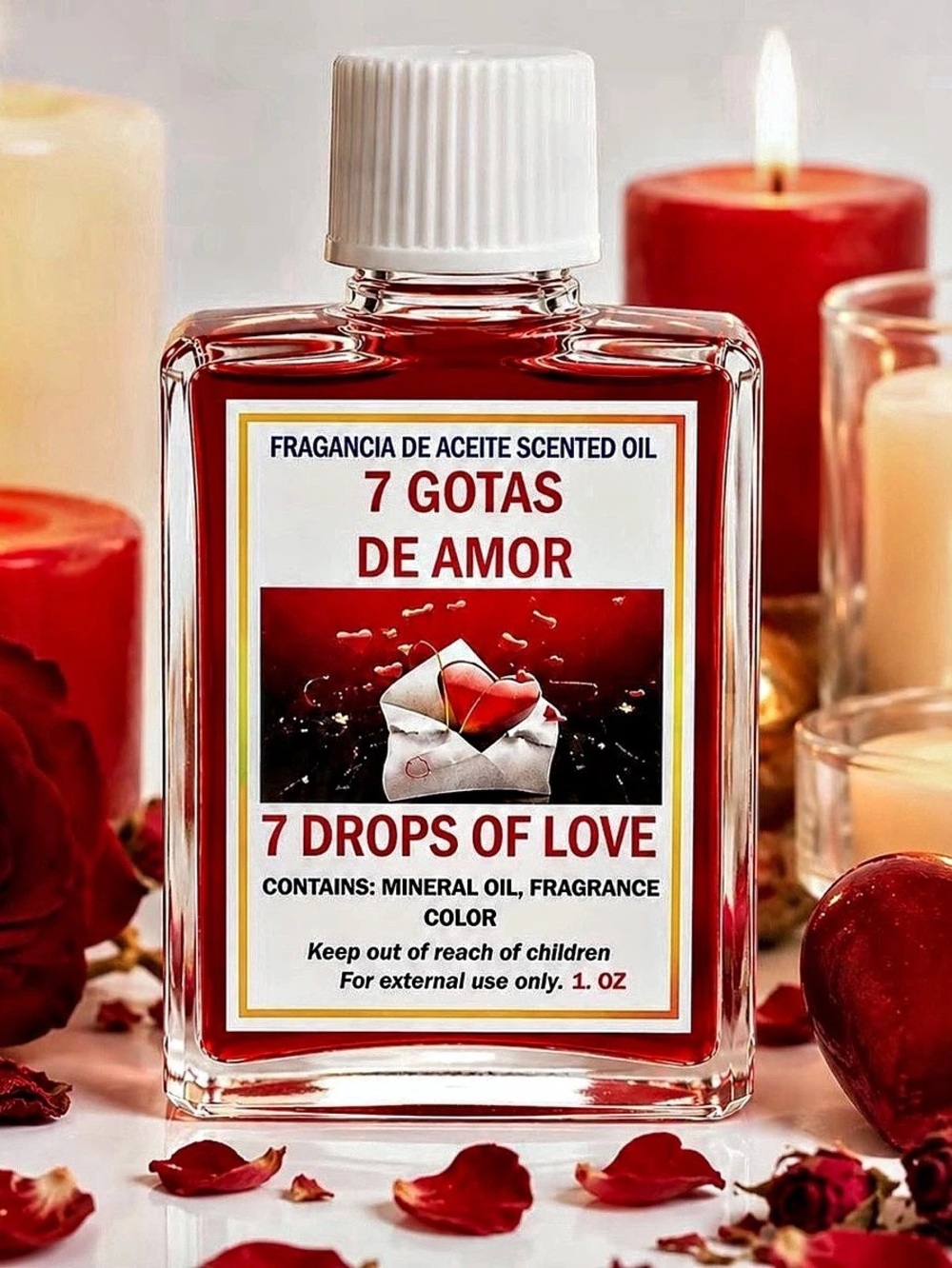 7 Gotas de Amor / 7 Drops of Love Scented Oil